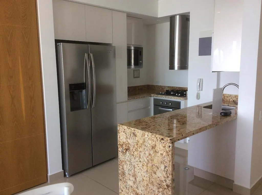 Apartamento En Lujoso Edificio H2 Plaza Bocagrande Cartagena Apartment