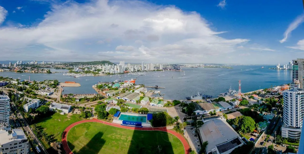 Apartamento En Lujoso Edificio H2 Plaza Bocagrande Cartagena